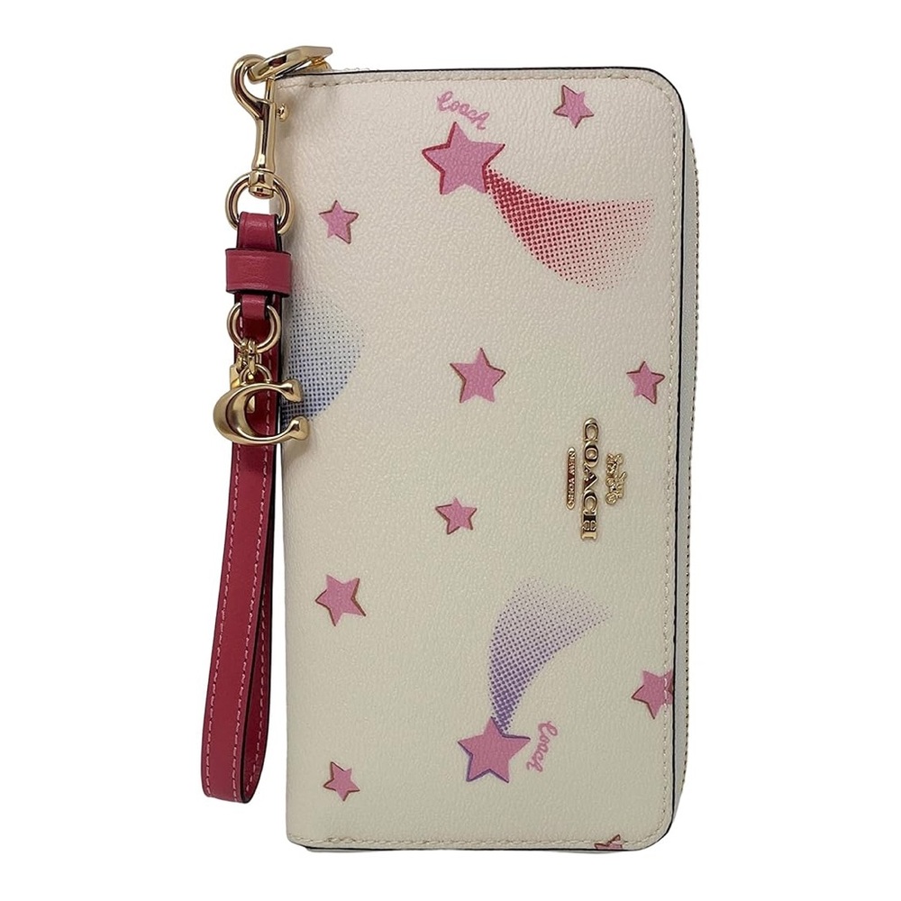 Coach NWOT zip around disco star wallet wristlet💫 - Picture 3 of 15